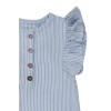 Blauw gestreept bloomerpakje - Mancos light blue